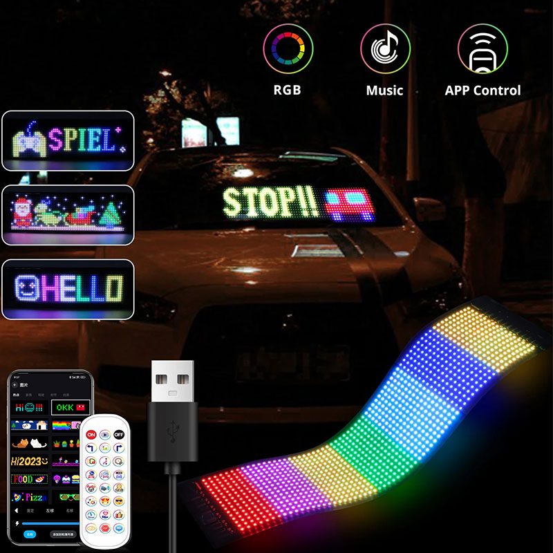 蓝牙柔性LED矩阵面板