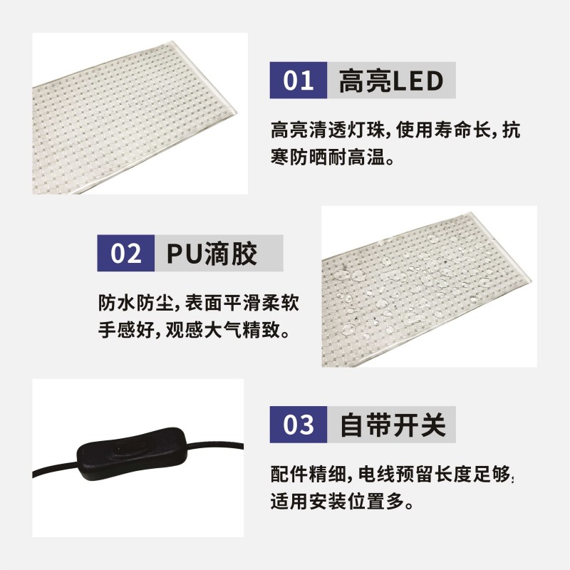 灵活响应的LED像素面板