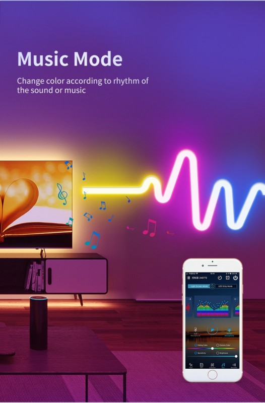 Led霓虹绳灯应用程序控制照明系统