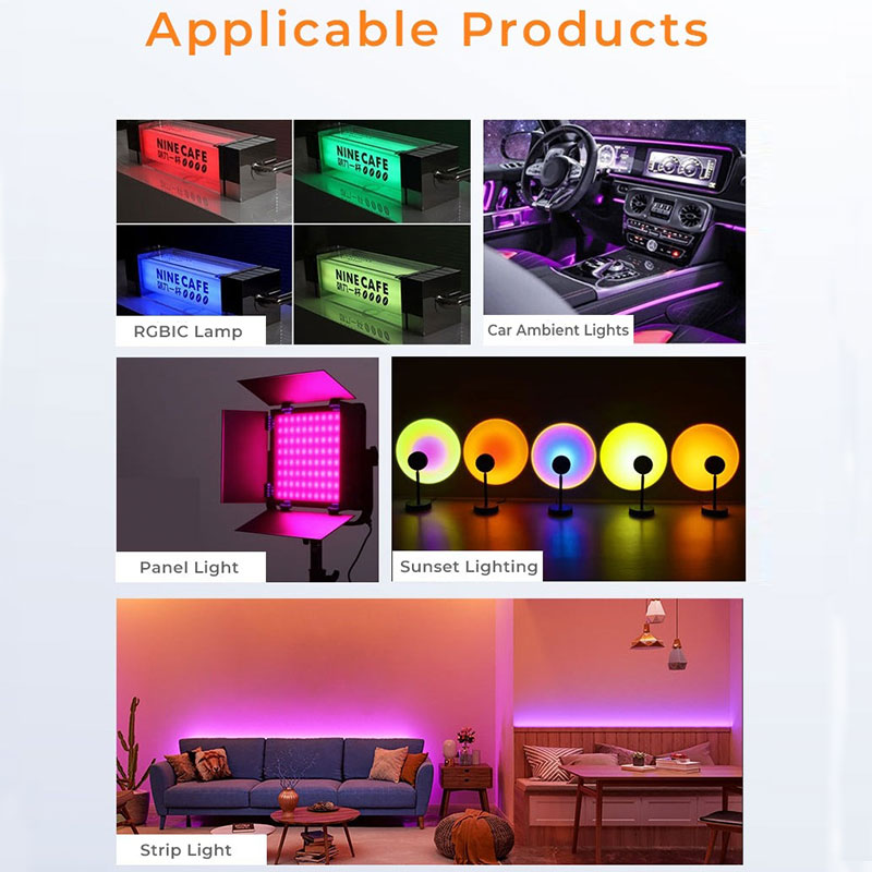 蓝牙RGBIC智能UFO LED控制器