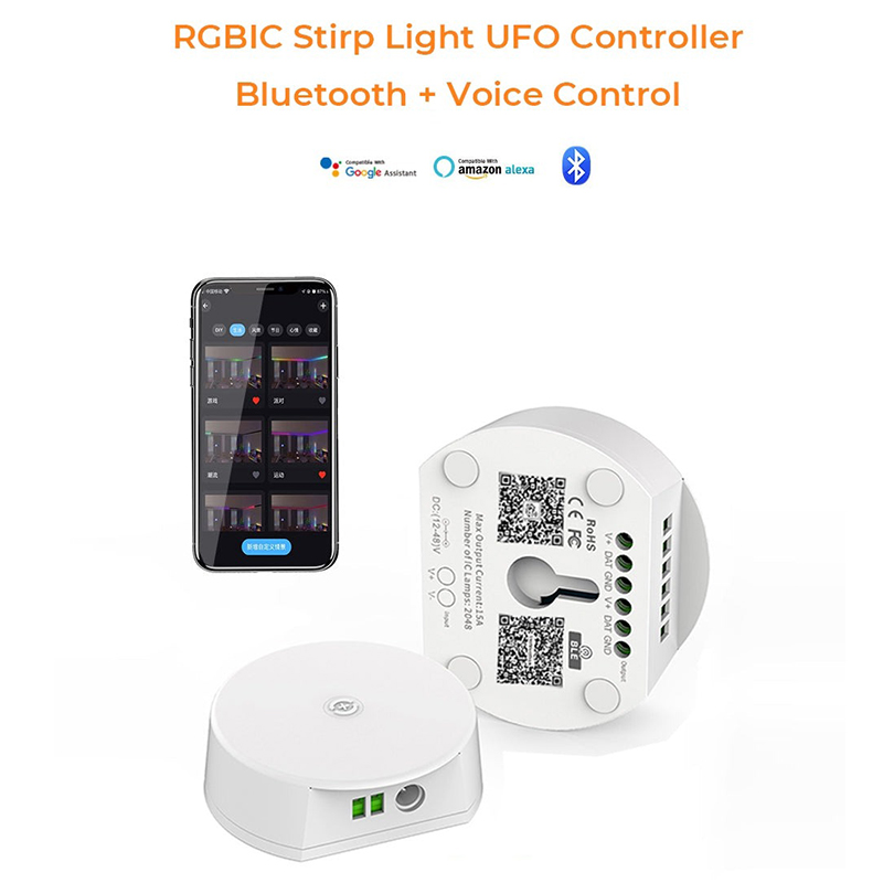 蓝牙RGBIC智能UFO LED控制器