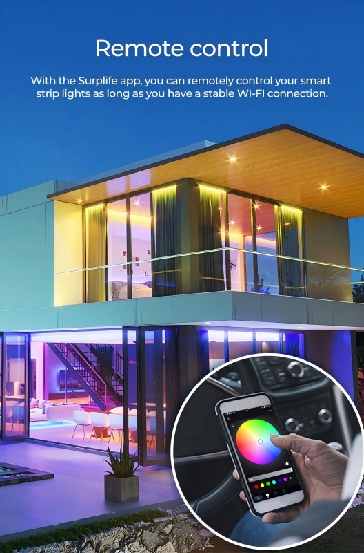 远程控制智能LED灯带控制器