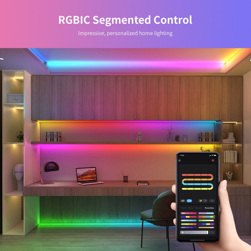 UFO RGBIC LED灯带控制器