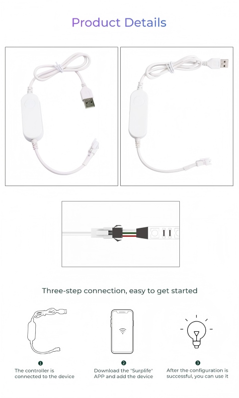 蓝牙像素LED灯带控制器