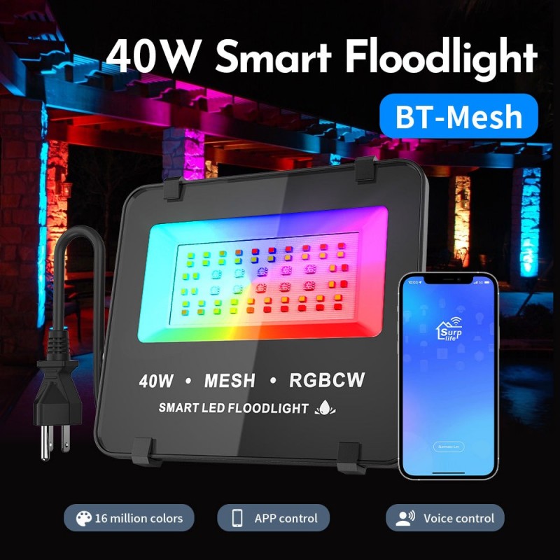 防水40w智能LED投光灯