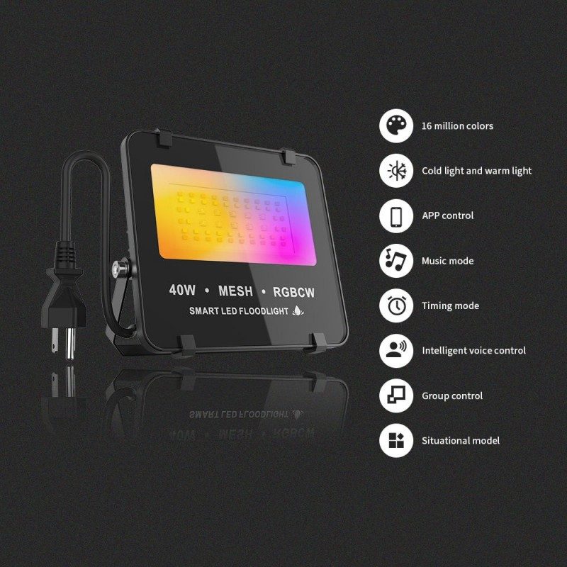 防水40w智能LED投光灯