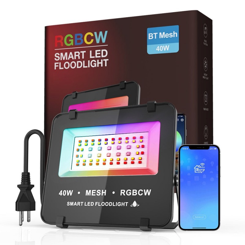 防水40w智能LED投光灯