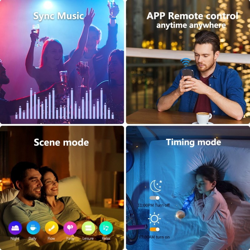 11.8英寸嵌入式智能LED吸顶灯