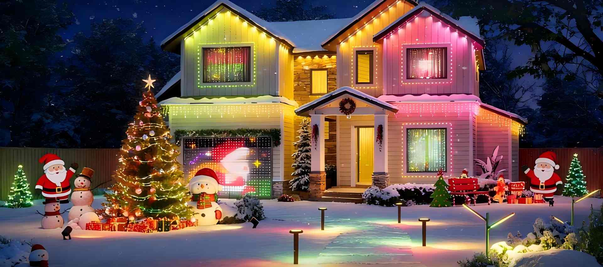 祝日の環境照明