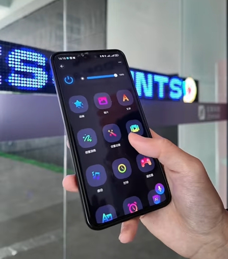AI Transparent Flexible LED Screen