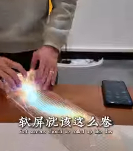 AI Transparent Flexible LED Screen
