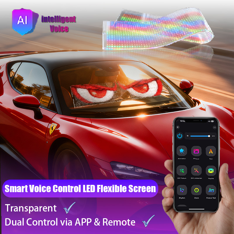 APP Control Flexible Transparent LED Screen
