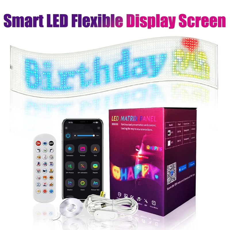 APP Control Flexible Transparent LED Screen
